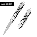 Outdoor Knife Hunting Knives Camping High Quality Profesional Self-defense  Multifunctional Portable Switch Blade Fruit Knife