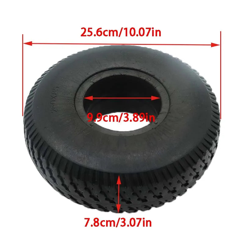 260X85 electric tricycle small handcart rubber solid tire durable wear resistance