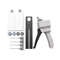 50ml Dispensing Gun AB Glue Gun Two-component Glue Gun 1:1/2:1 Epoxy Resin Gun With 4 Mixing Tubes 2 Empty Dual Cartridges