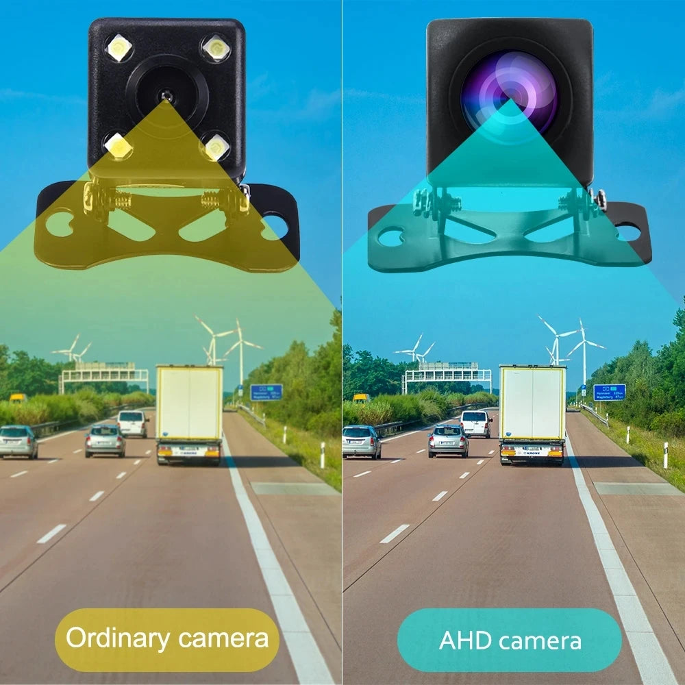 Luckdragon Car Vehicle HD CVBS AHD Reverse Camera 170 Degree Fish eye Lens Starlight N ight Vision HD Universal Rear View Camera