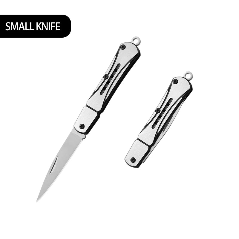 Outdoor knife hunting knives camping high quality profesional self-defense  multifunctional portable switch blade fruit knife