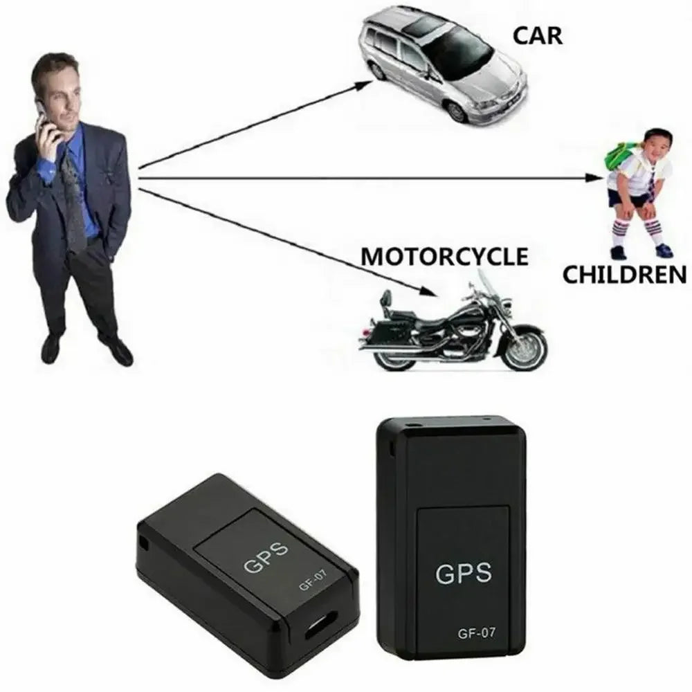 GF-07 Magnetic GPS Tracker for Cars, Motorcycles, Bikes, Pets: Real-Time GSM/GPRS Locator & Positioning Device