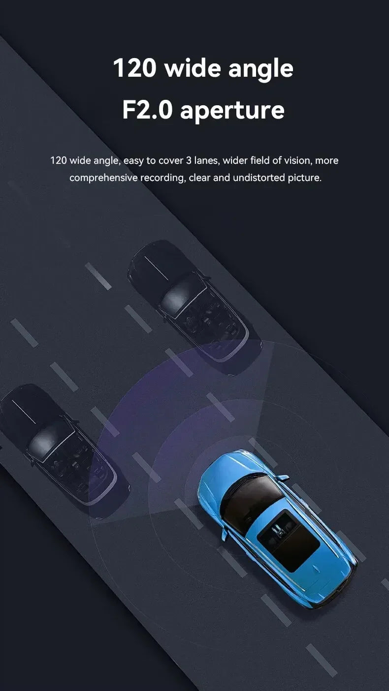 Car Camera HD 1080P Dashcam DVR Recorder - Auto Rear View Mirror Recorder Vehical Cam