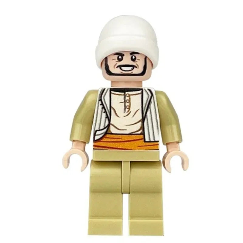 Gifts for guests, Egyptian dolls, M8128 children's assembled toys, birthday gifts, cartoon characters, mini dolls.