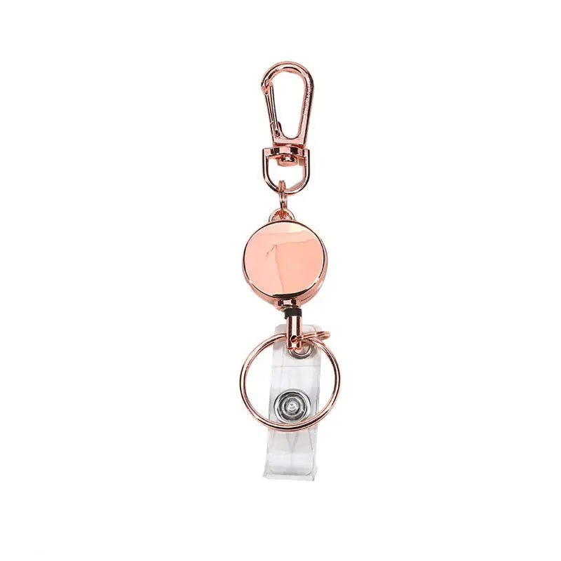 Keychains Keyring Outdoor Retractable Keychain Anti-lost Telescopic Keys  Multipurpose Hanging Rope Certificate Buckle