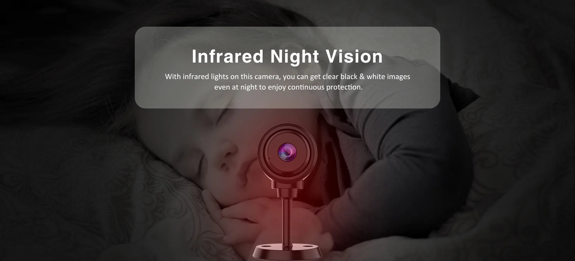 WiFi Security Camera  Mini Smart HD Night Vision IP Webcam Home Motion Detection Alerts Bluetooth Network Surveillance Cam