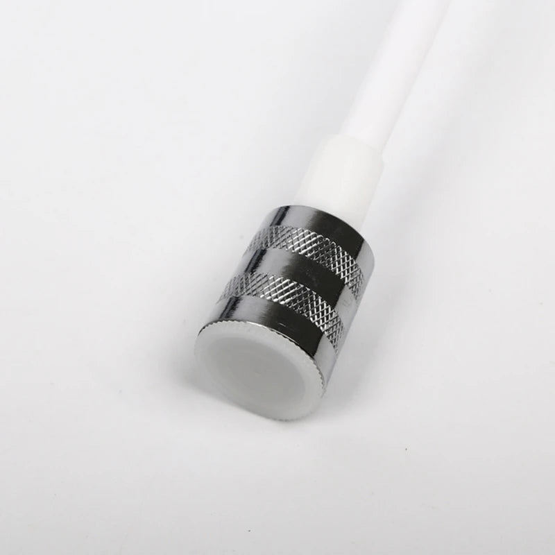 Bathroom Shower Plumbing Hoseswasher Toilet Spray Gun Telephone Wire Telescopic Spring Black White Tube Hose Bathroom Supplies