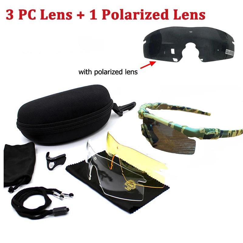 Outdoor Military tactics Glasses 3.0 Ballistic Polarization Goggles Military Hunting Air Gun Shooting Protective Glasses