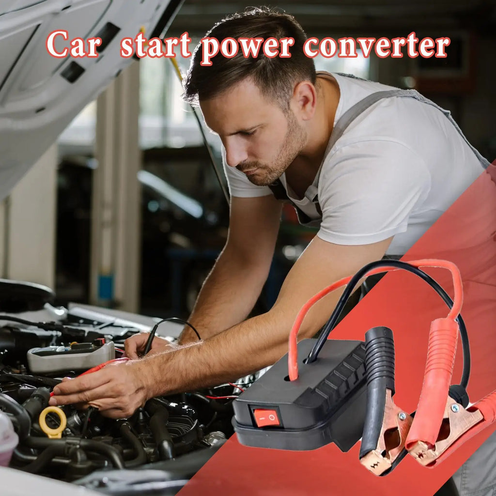 Portable Car Battery Jump Starter Lithium Battery Booster Pack Power Bank with Quick Charging for Vehicle Emergency Jump Start