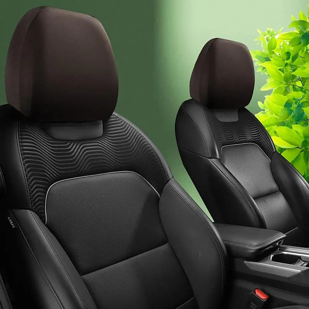 Car Seat Headrest Cover Dust Cover For Rear And Front Seat Head Rest Vehicle Interior Seat Supplies For Minivans Trucks SUVs