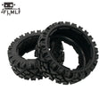 Rc Car All Terrain Wheel Tires Rear or Front Tyre Skin Without Inner Foam for 1/5 HPI ROFUN BAHA ROVAN KM BAJA 5B SS Truck Parts
