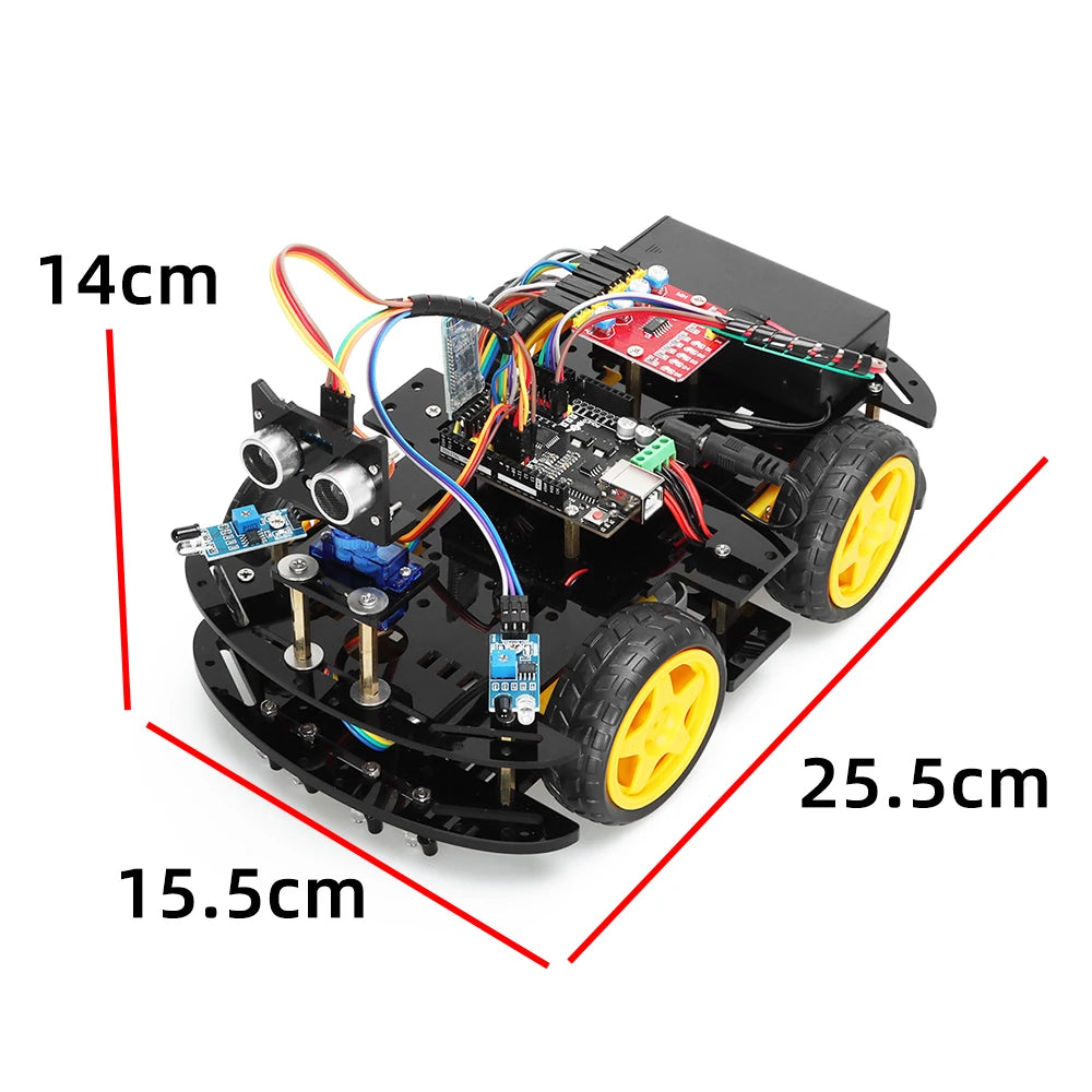 Professional Robotic Kit for Arduino Programming Smart Robot DIY Electronic Project Kit for Learning Education Complete Kit