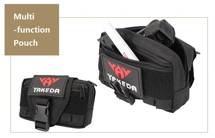 Yakeda Gear User Outdoor Black Hunting Tactics Law Enforcement Duty Security Traffic Air Gun Belt Airsoft Equipment