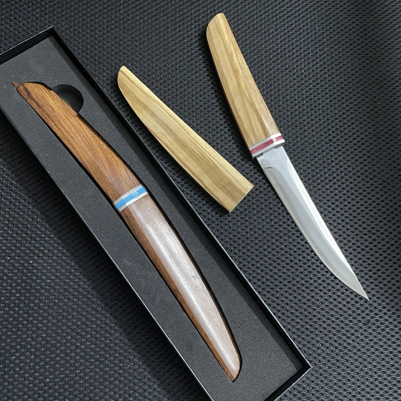 Hunting Knife Sharp Blade Tactical Knives Bushcraft Camping EDC Survival Tool Japaness Style Knife for Men,Christmas Gift