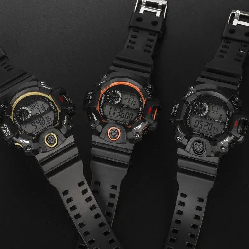 Military Digital Watch for Men Outdoor Men's Sports Watches Clock Waterproof Luminous Chronograph Student Electronic Wristwatch