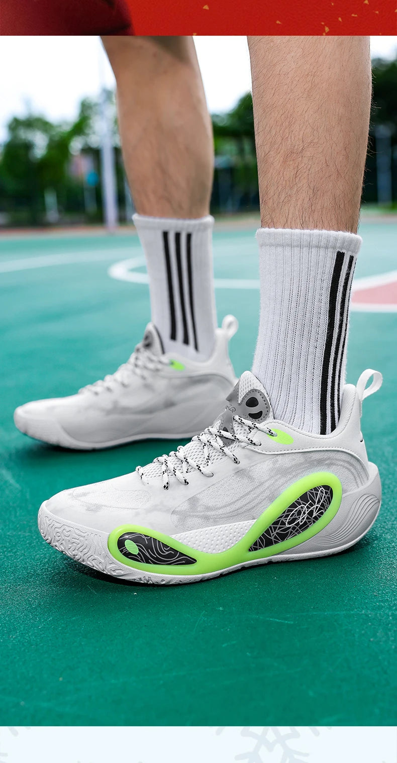 Men'S Sports Basketball Shoes With Fashionable Breathable And Personalized Design Suitable For Daily Training Men'S Shoes 36-45