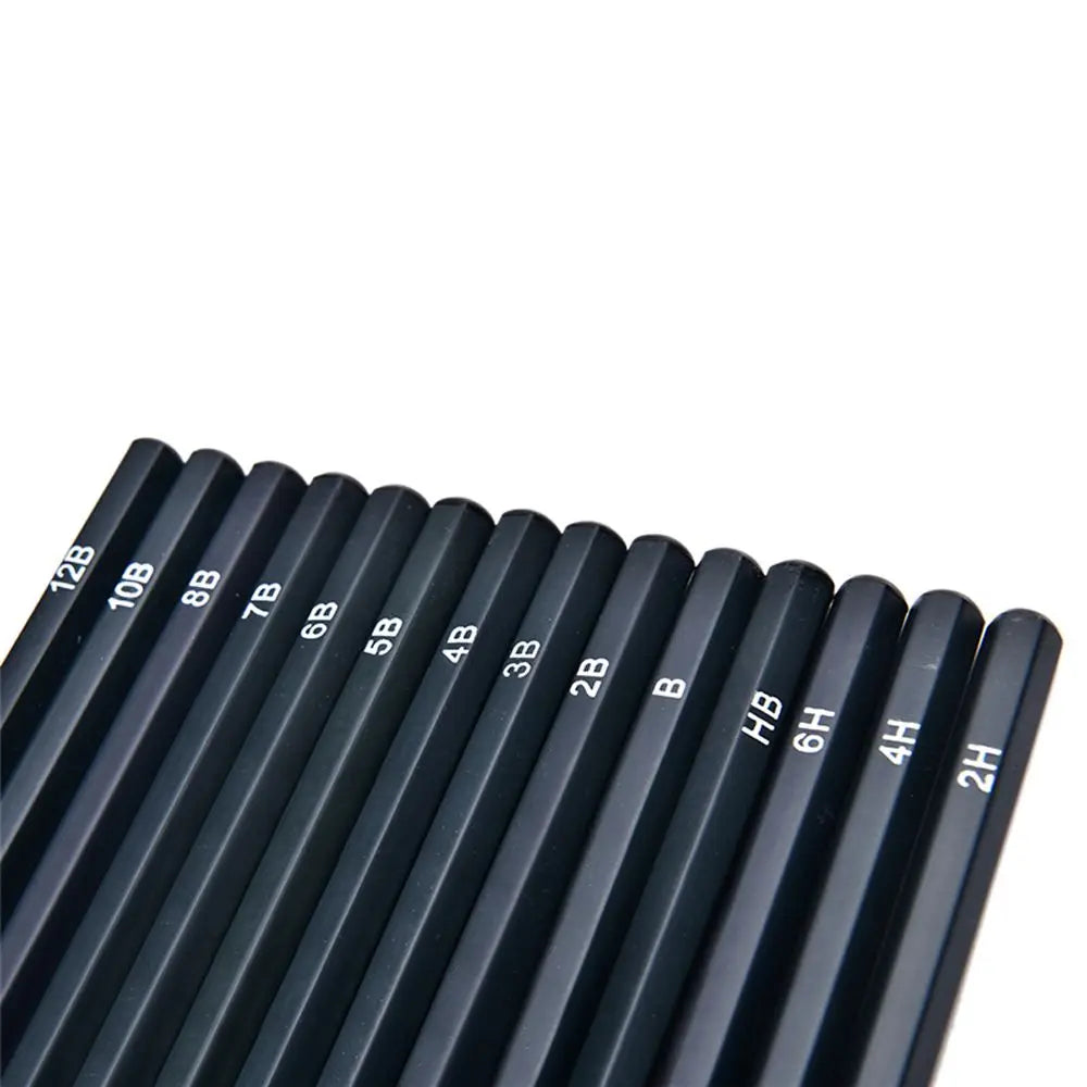 4B 5B 6B 10B 12B 1B Stationery Supplies Students Drawing Pencil Set HB 2B 6H 4H 2H 3B Professional Sketch Painting Pencils