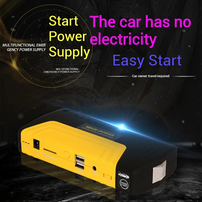 Car Jump Starter 12V 16800mAh Power Bank Portable Car Starting Device Booster Charger Emergency Car Battery Jumpstarter