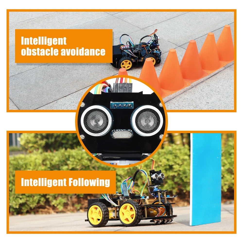 Professional Robotic Kit for Arduino Programming Smart Robot DIY Electronic Project Kit for Learning Education Complete Kit