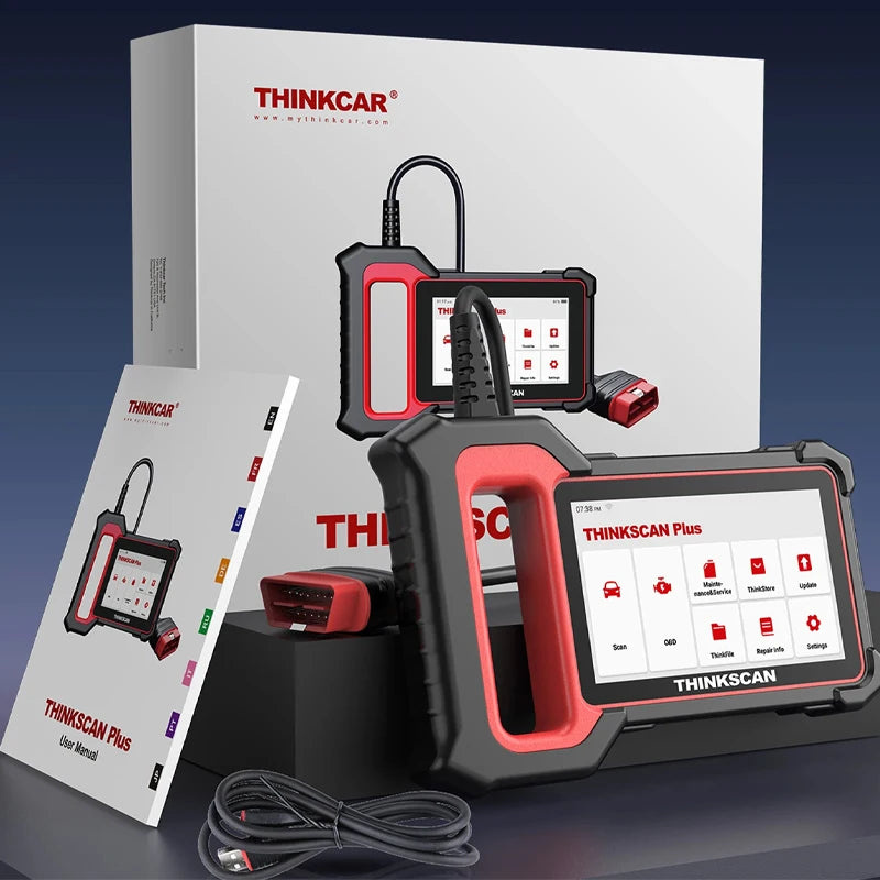 THINKSCAN Plus S7/S6/S4 OBD2 Scanner Car Diagnostic Tool Scan ABS SRS ECM TCM BCM IC AC System Free Reset Service Free