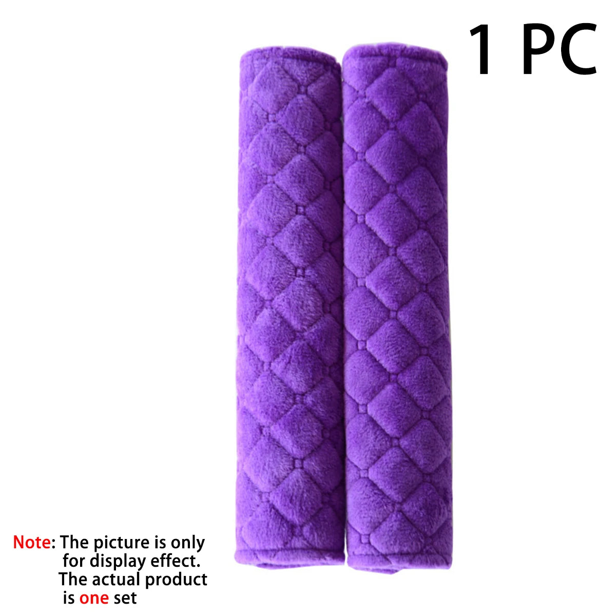 Comfortable and Adjustable Seat Belt Covers in Soft Velvet Fabric - Perfect for Car, Truck, SUV, Backpacks