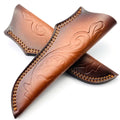 Hunting  Sheath Fixed Blade Knife Sheath Leather Sheaths Knife Holster Leather Knife Sheath Brown