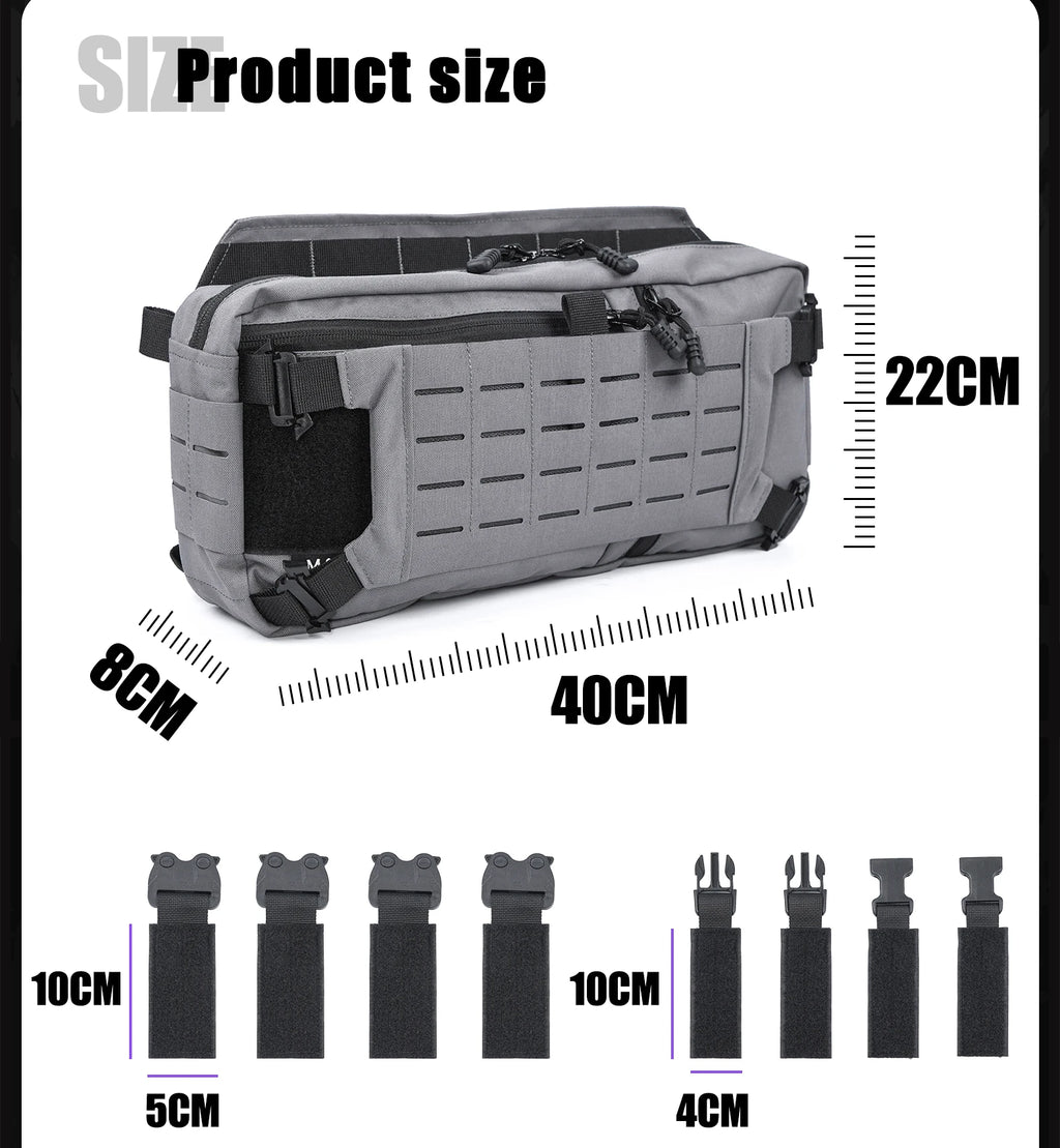 Tactical Backpack Hunting Gear 421X Chest Bag Sports Bags For Men Molle Hunting Camping Shoulder Sling Accessory Strap Outdoor