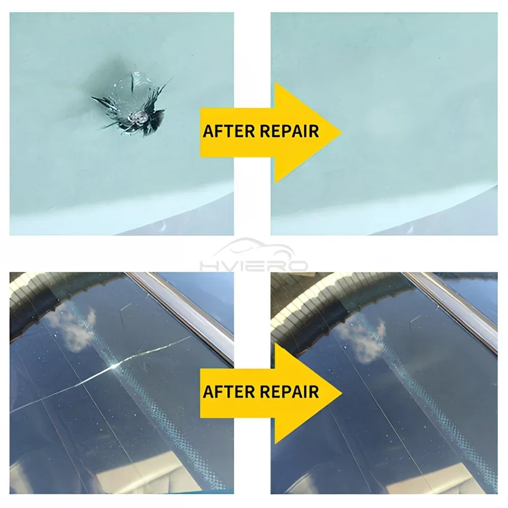 Windshield Repair Kit Scratche Quick Fix Car Styling Cracked Glass Windscreen Resin Sealer DIY Auto Window Screen Polishing Tool