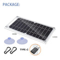 Solar Panel 30W  USB Type-C Waterproof Outdoor Hiking Camping Portable Battery Mobile Phone Charging Bank  Charging Panel  6.8V