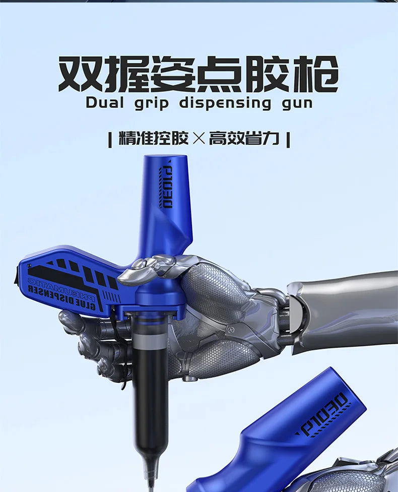 Electric glue gun dispenser Rechargeable wireless automatic glue booster Universal for 10cc/30cc Syringe UV glue solder flux