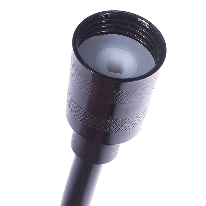 Bathroom Shower Plumbing Hoseswasher Toilet Spray Gun Telephone Wire Telescopic Spring Black White Tube Hose Bathroom Supplies