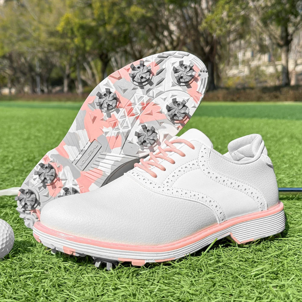 Golf sports shoes are non slip, breathable, women's casual, comfortable, multifunctional, wear-resistant and waterproof