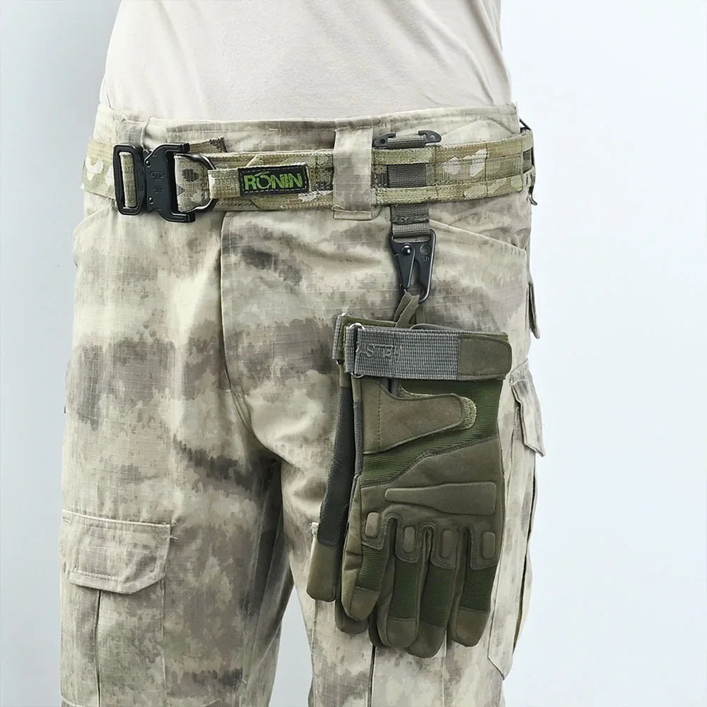 Tactical Gear Molle Clash Hook,Molle Belt Clip With Tee Mount Battle Belt Accessories For Gloves Keychains Hunting Vest Gear