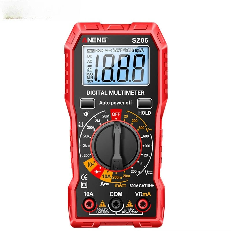Digital Multimeter, High-precision Digital Display Anti-burning Multimeter, Intelligent Multi-functional Electrical Ammeter