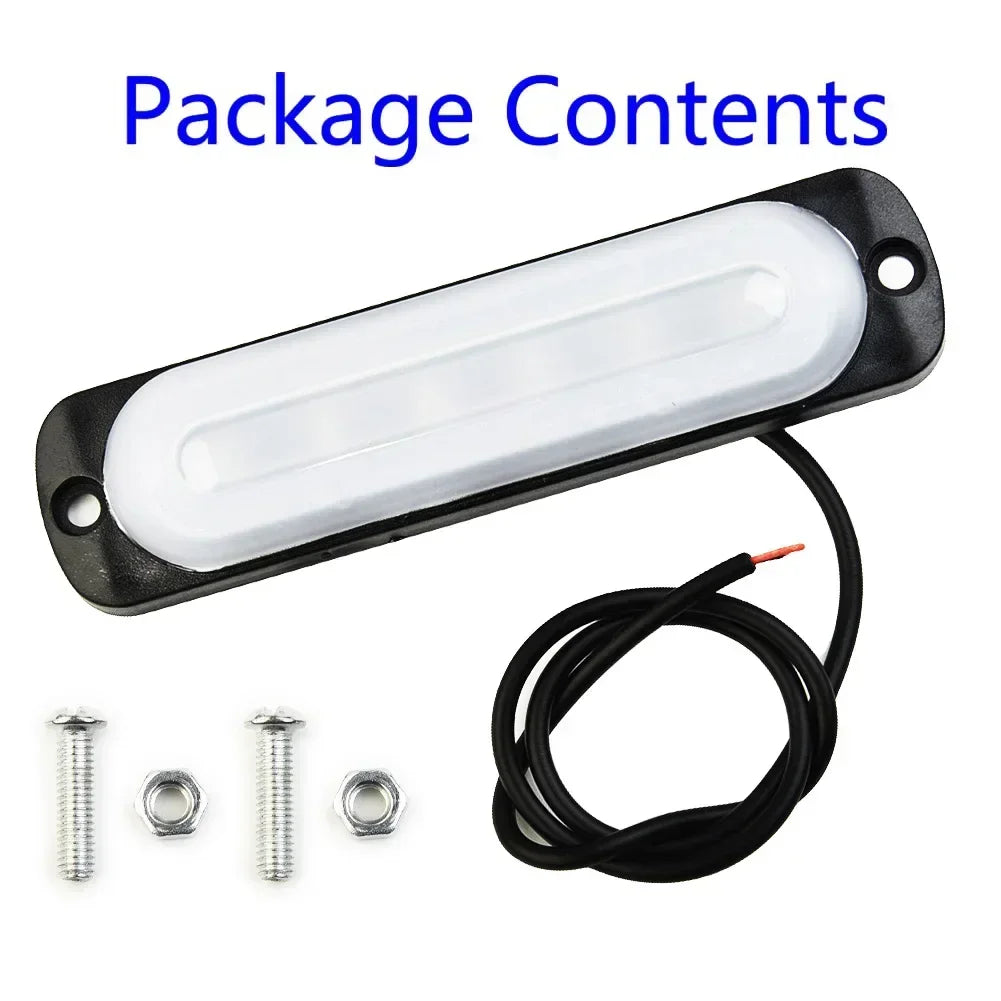 Useful Accessories New Car Light 12V 6 LED Truck 15000K W/ Protective Pad White Anti-collision Fog Lamp Off-Road