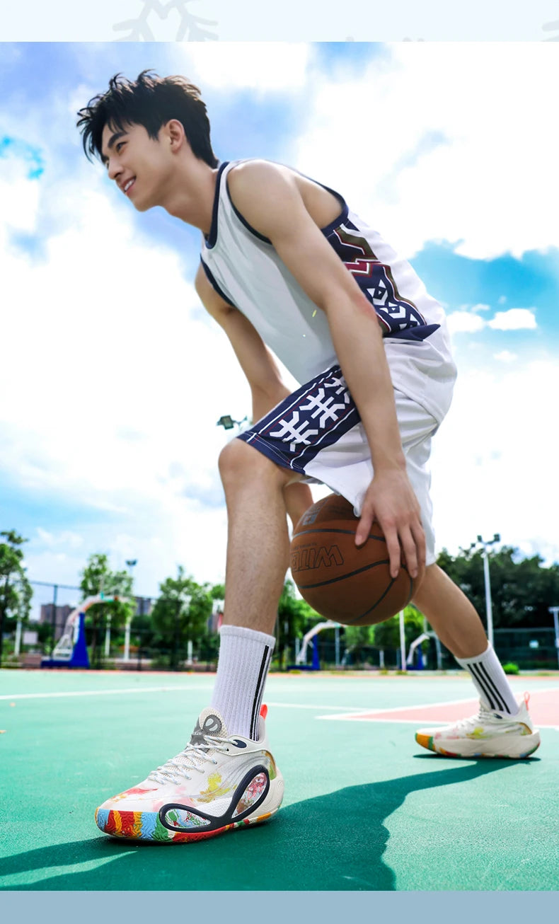 Men'S Sports Basketball Shoes With Fashionable Breathable And Personalized Design Suitable For Daily Training Men'S Shoes 36-45