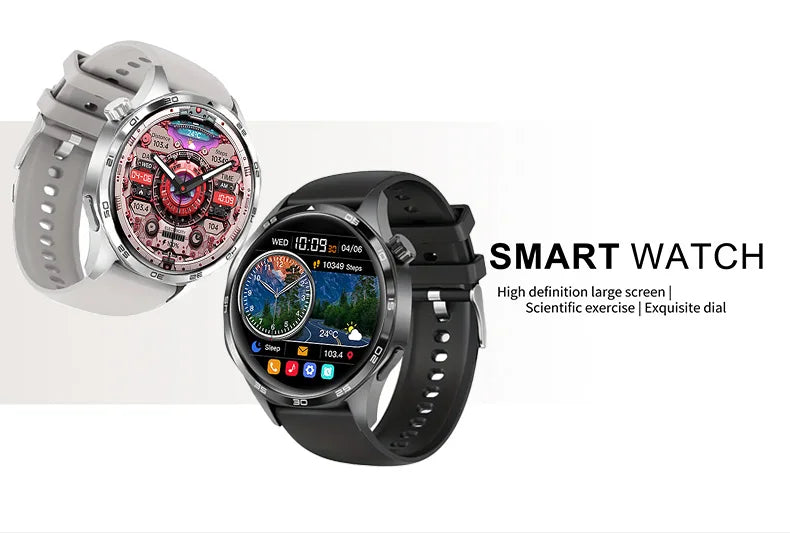 2025 New Watch GT5 Pro Smart Watch for Men - GPS Motion Tracking AI Voice Wireless Call Fitness Tracker for Outdoor Sports