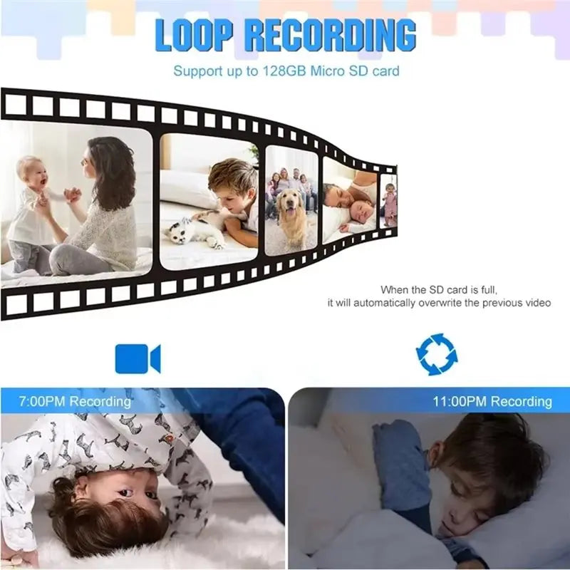 -November Smart Home Security Protection Camera 5G Wifi 1080P Video Recorder Wireless Monitor Sensor Body Cam Safe Micro US Plug