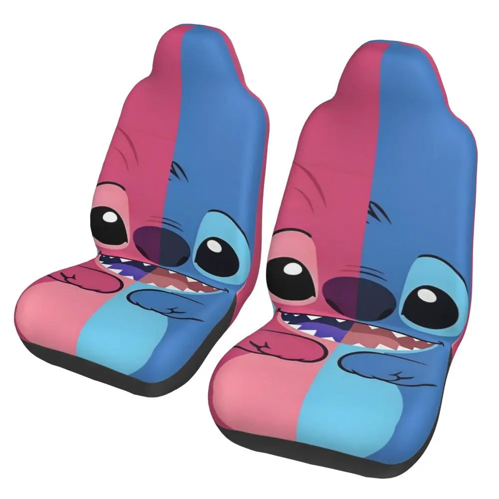 Stitches Car Accessory Seat Covers for Front Seats Interior Auto Truck Van SUV Cars High Quality Cover Set of 2
