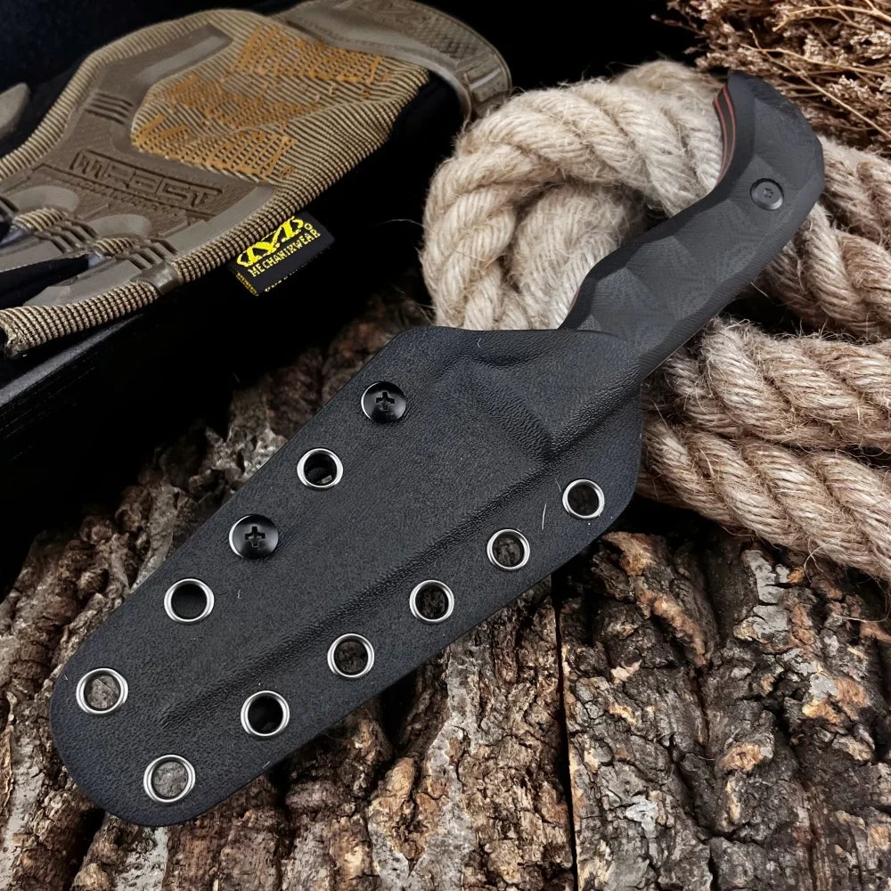 High-quality Camping Survival Straight Knife Self-defense Wilderness Hunting Exploration Multi-tool EDC Fishing Cutting Knives