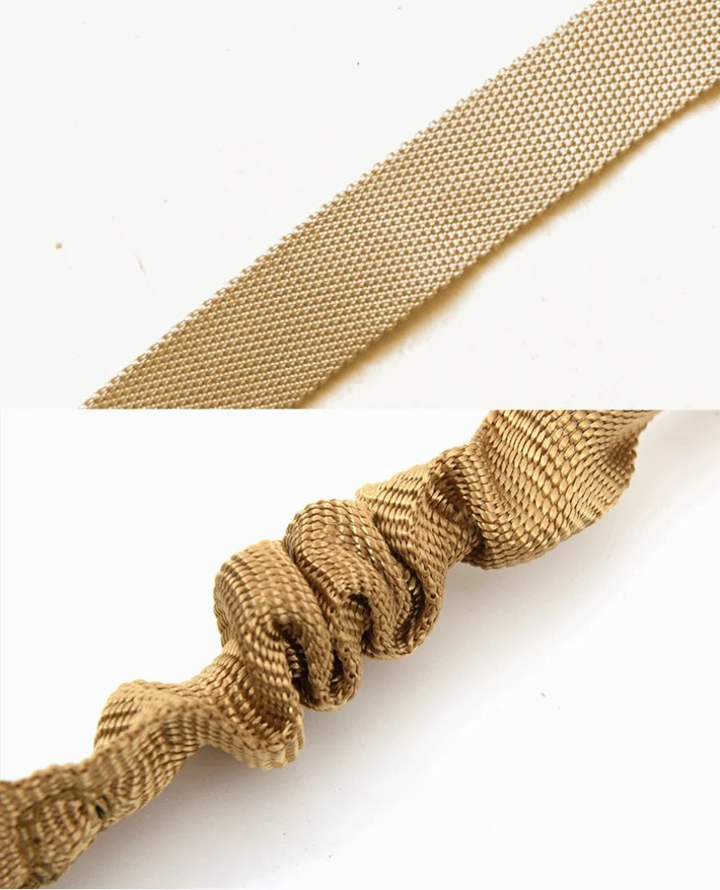 Shot Gun Belt Hunting Accessories Molle Gear Molle Single Point Gun Sling Shoulder Strap Rifle Rope Belt with Metal Buckle