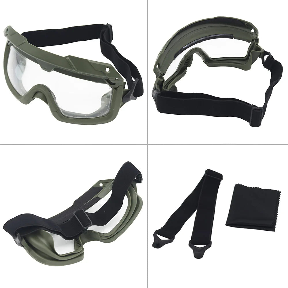 Hunting Glasses Airsoft Tactical Helmet Goggles For FAST MICH Wendy Series Helmets Accessories