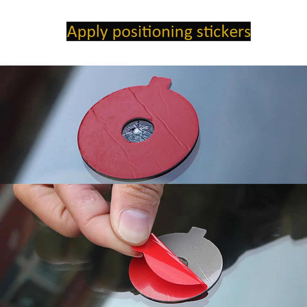 Windshield Repair Kit Cracked Glass Repair Fluid Quick Fix DIY Tool Auto Glass Windshield Window Crack Scratch Repair Kit