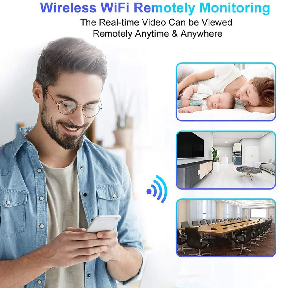 4K HD Mini IP Camera 128GB 1080P Wireless WLAN WiFi Camera Surveillance Camera Spycam Webcams for detection,monitoring,recording