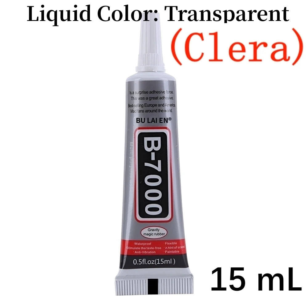 B7000 50ml Multipurpose Industrial Adhesive DIY Rhinestone Jewelry Crafts Phone Case Repair Touch Screen Glass Liquid Super Glue