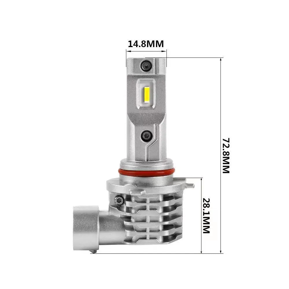 Automotive LED Headlights - High/Low Beam Switchable Headlight Bulbs, Laser Wireless Integrated LED Lights, Motorcycle Lights