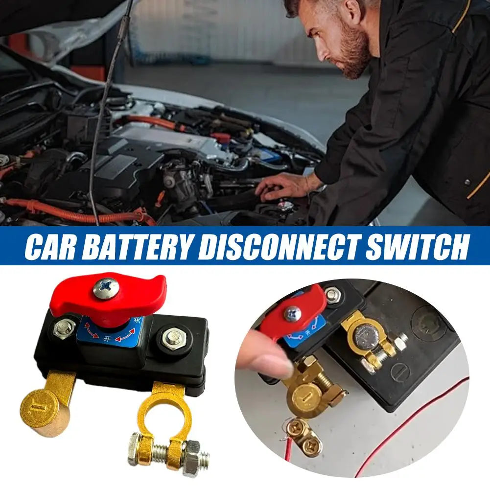 Car Battery Disconnect Switch Car Battery Cut Off Switch 12/24V PCB Design Disconnect Isolator Cut-off Power Cutoff Switch