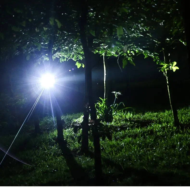 Powerful LED Headlamp USB Rechargeable Telescopic Zoomable Headlight Outdoor Waterproof Work Head Lamp High Lumen Head Torch
