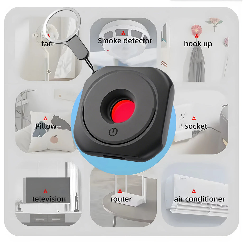 Hidden Camera Detector Mini Spy Camera Finder for Hotel Anti Peeping Device Anti Surveillance Inspection Travel Accessories