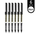 6/12pcs Unique Pens: Large Capacity Gel Pen, Liquid Ink Pens, 0.5mm Fine Tip, Quick Drying, Used For Writing Diary Notes, School